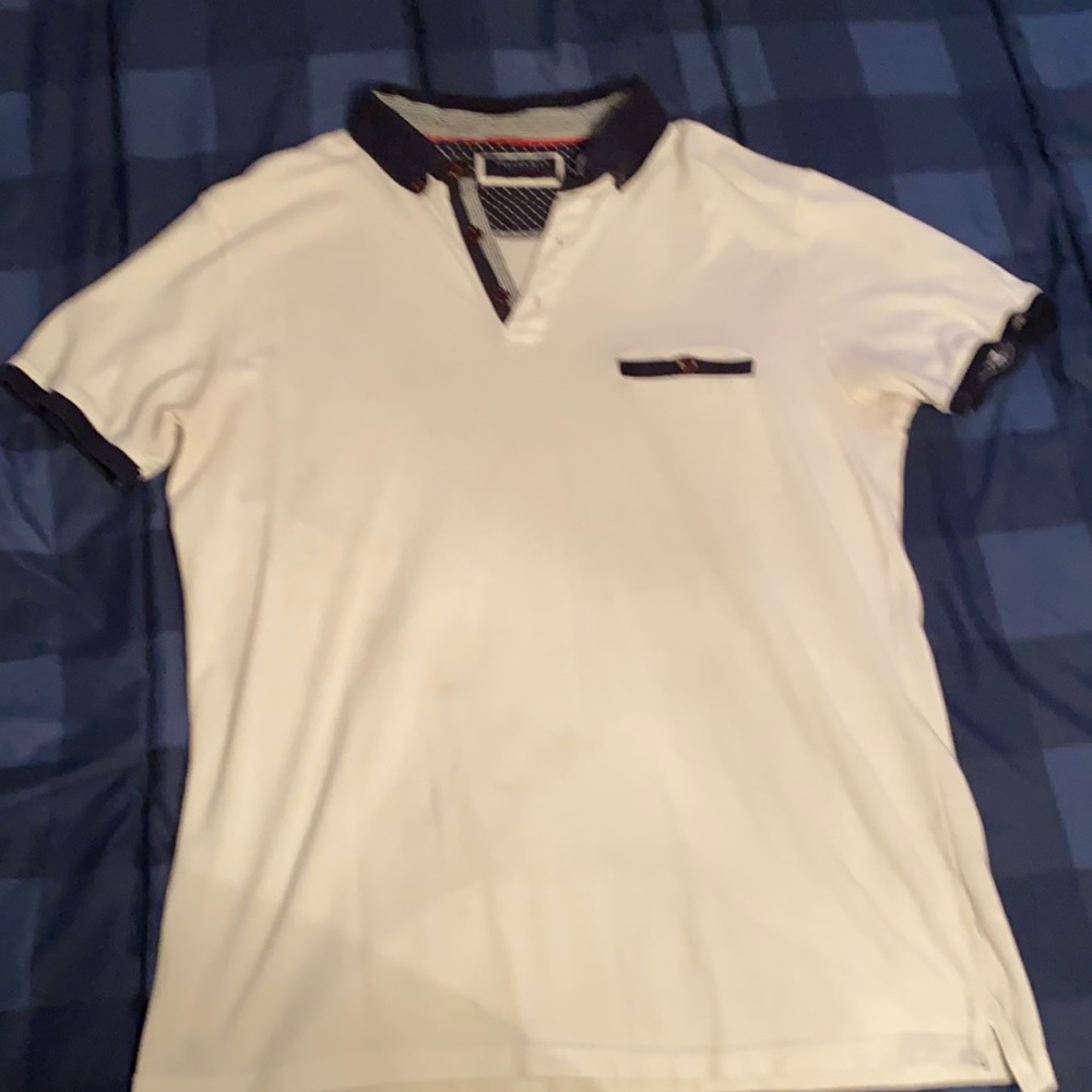 Cactus Man Medium White Button up Shirt